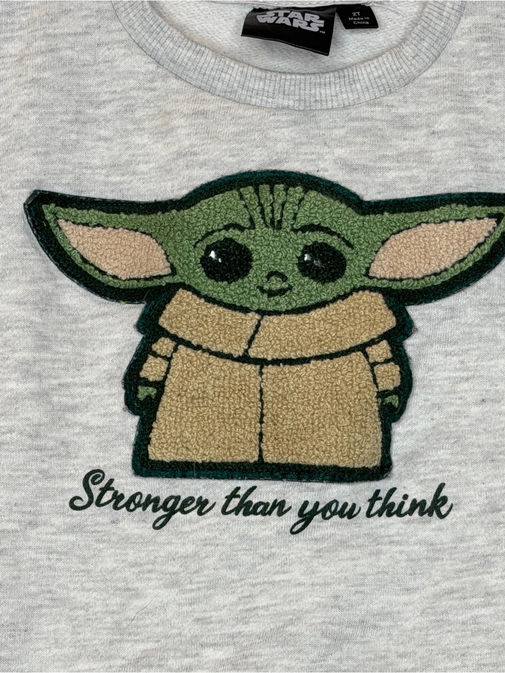 Star Wars Kids 2T Gray Sweatshirt - Picture 2 of 4